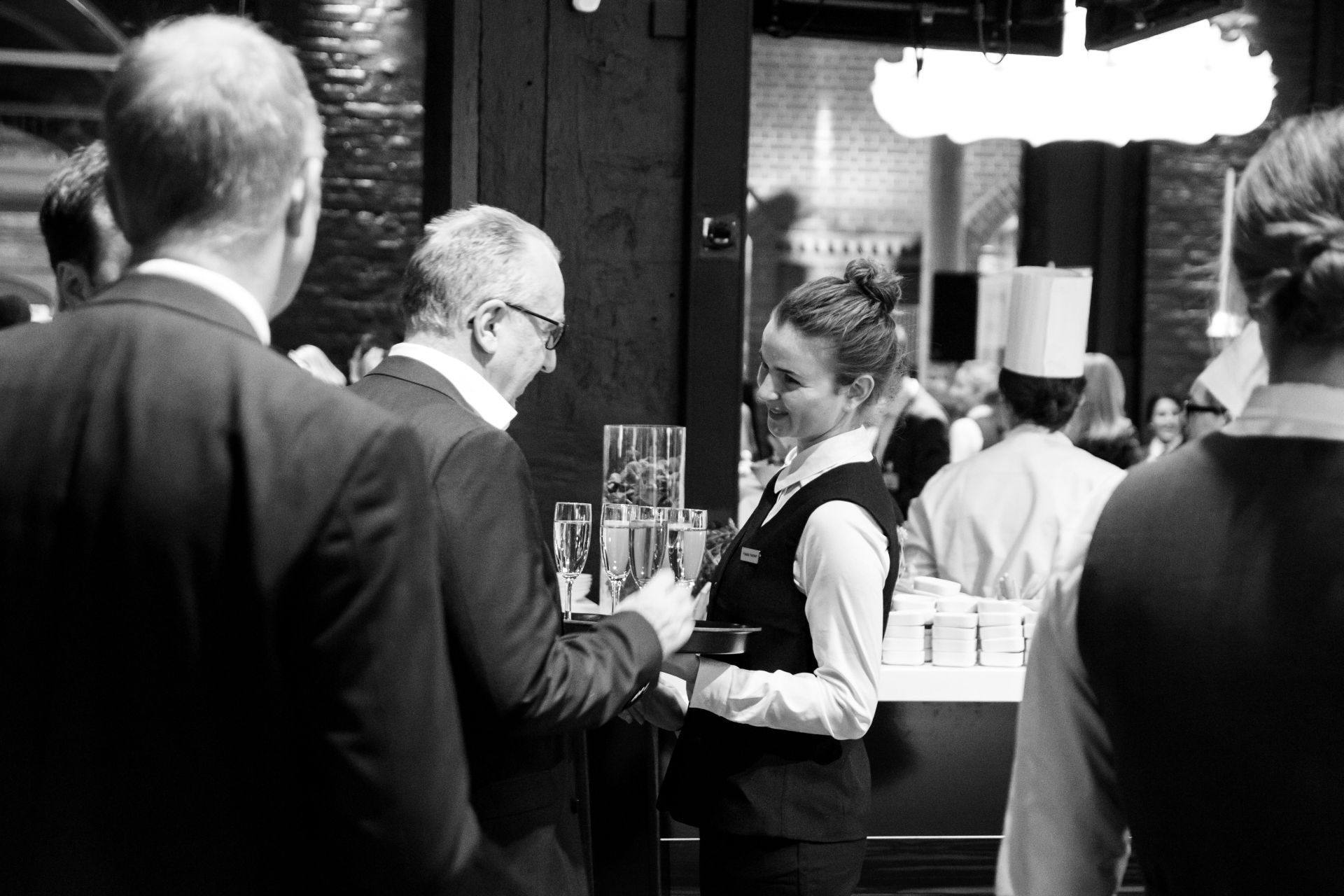 Servicekräfte bei Veranstaltung – D-Event